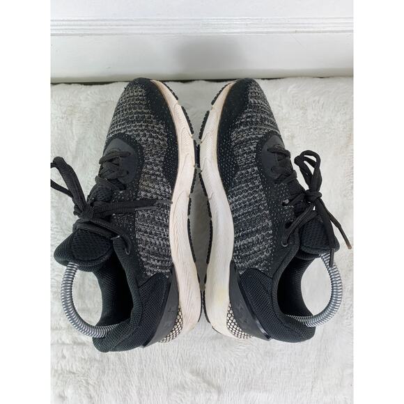 Under Armour HOVR Intake 6 Women's Running Trainer Shoe Black/White Size 8.5 - Picture 4 of 8